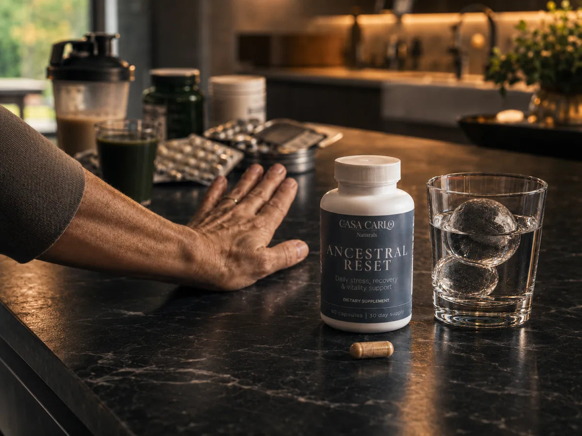 Ancestral Reset with water as part of a daily routine
